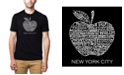 LA Pop Art Men's Premium Word Art T-Shirt - Neighborhoods in NYC
